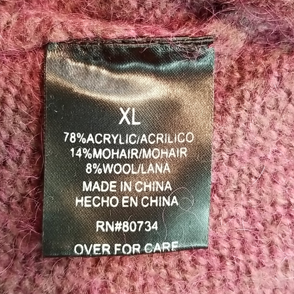 Parallel Mohair Bell Sleeve Shawl Sweater - Picture 6 of 7